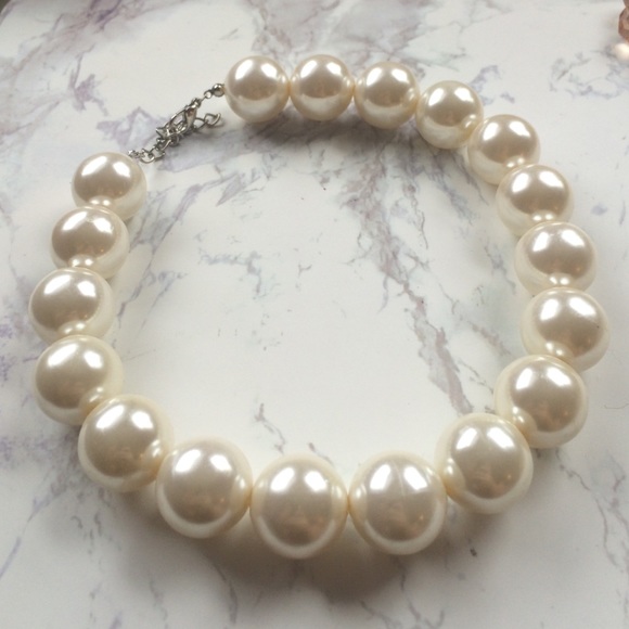 Large pearl costume jewelry