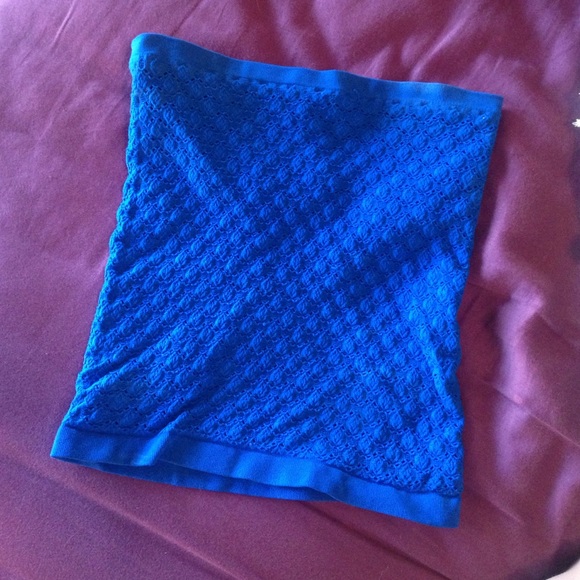 Blue Free People tube top