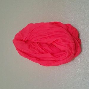 Coral infinity scarf
