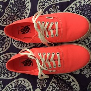 Neon vans, women's size 7