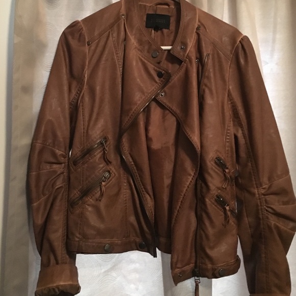 Blu Pepper Jackets & Blazers - Vegan leather jacket