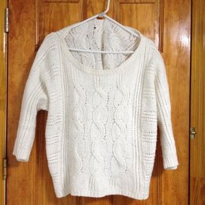 🚫❌sold ❌LOFT knit sweater & HM scarf bundle