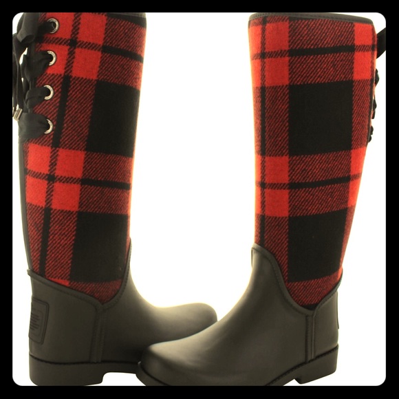 BNIB COACH Tristee RAIN-RIDING BOOTS RARE!