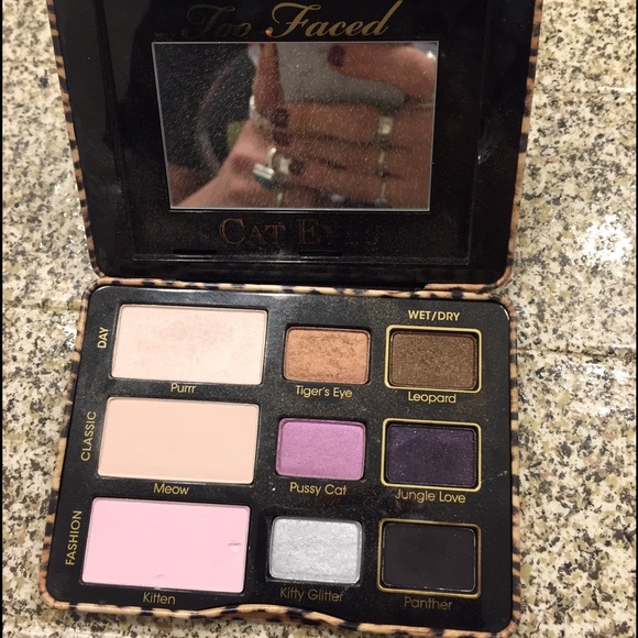 Too faced cat eye eyeshadow pallet used once! - Picture 2 of 4