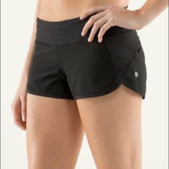 Lululemon black speed shorts