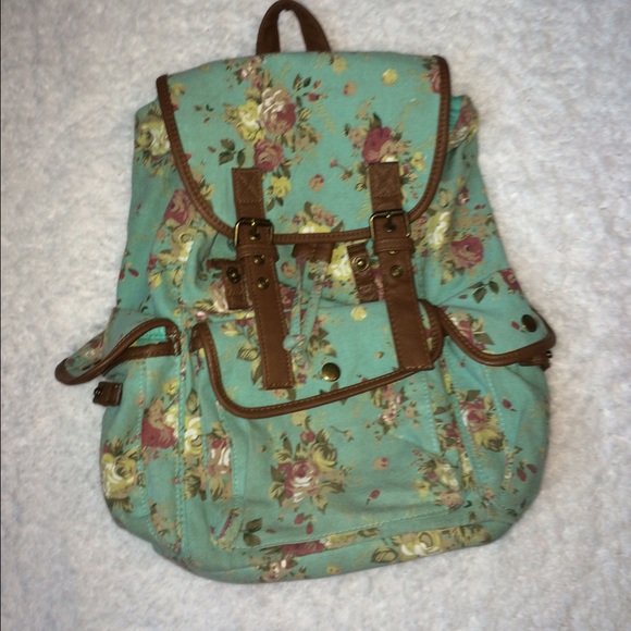 Floral backpack