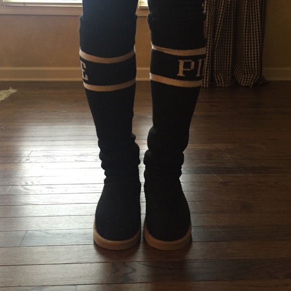 Victoria Secret Pink Slipper Boots