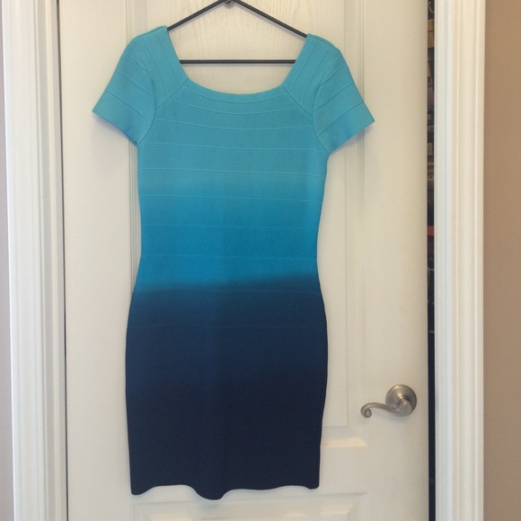 Blue ombré INC bandana dress