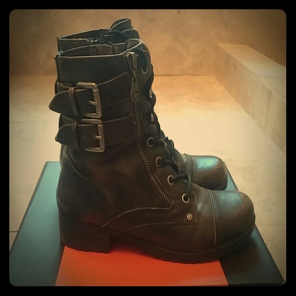 G by Guess Camo Bootie