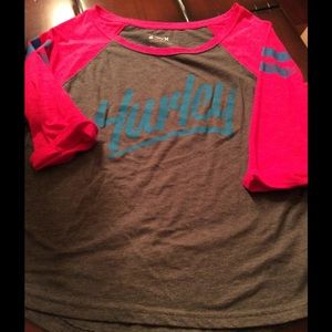 Hurley baseball tee