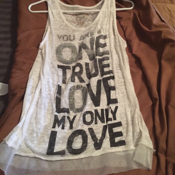 Burnout style tank top