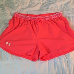 Under Armour Bright Coral Shorts