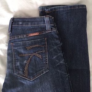Frankie B straight leg denim jeans