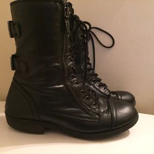 Black Combat Boots