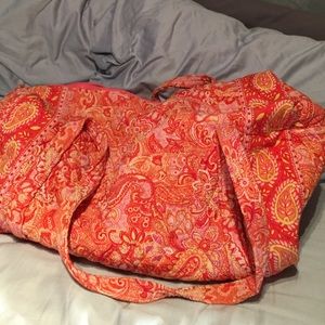 Vera Bradley Large Tote Sherbet Print