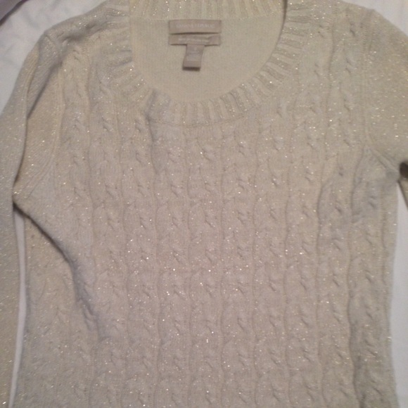 Metallic sweater