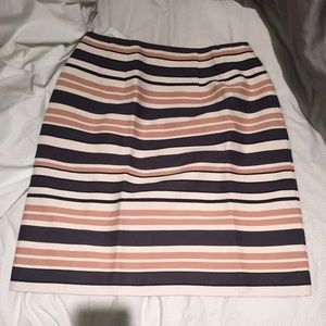 SOLD Ann Taylor Loft Striped Pencil Skirt 00