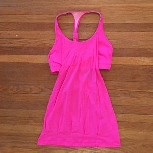 Lulu Lemon workout top with built in sports bra