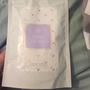 Ari by Ariana grande coffee scrub