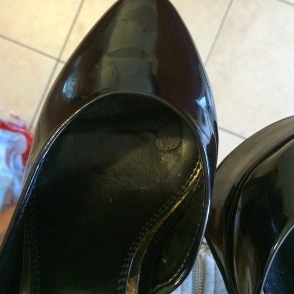 Flash Sale❤️Black Heels w/Custom Swarovski Detail - Picture 4 of 4