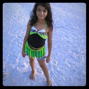 Rhythm and bell dancing belt for young ladies