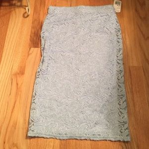Forever 21 - Light Blue Lace Pencil Skirt
