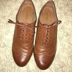 Brown loafers
