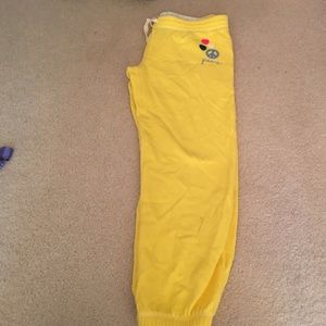 VS PINK Drawstring cropped sweatpants