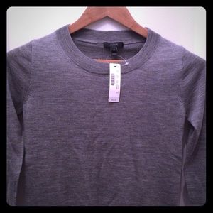 NET J CREW 'Tippi' Sweater in Charcoal Gray Sz XS