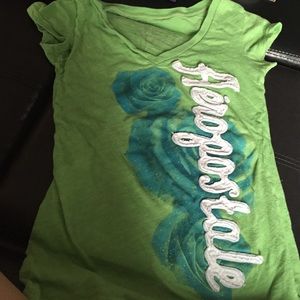 Flattering green roes Aeropostale shirt