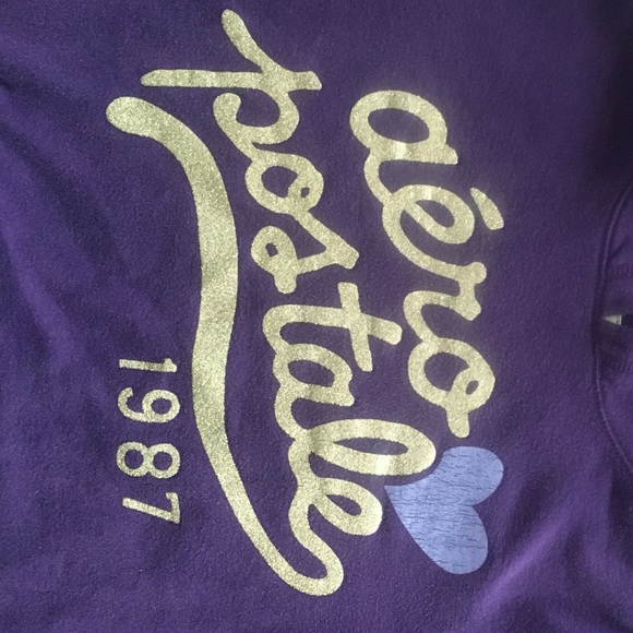 Adorable purple Aeropostale sweatshirt like new