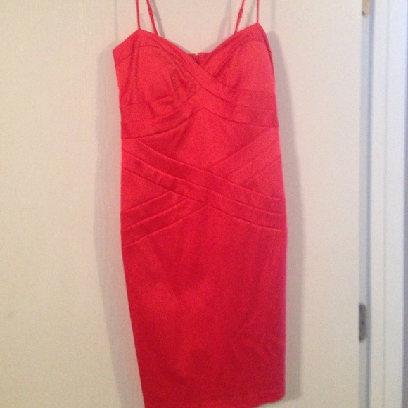 Coral dress