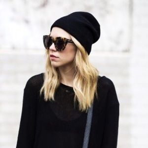 Black beanie
