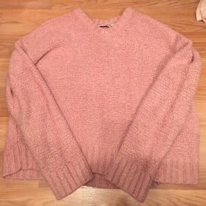 Women's pink sweater