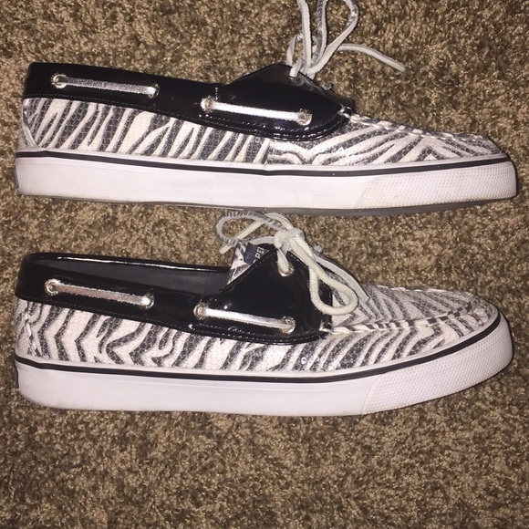 Zebra Print Sperry Top-Siders 💕▪️▫️ - Picture 2 of 4