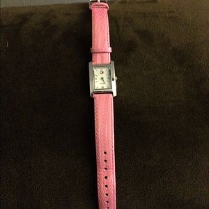Tommy Hilfiger Pink Leather Watch