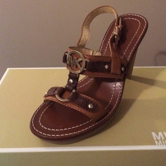 Michael Kors Leather Slingbacks