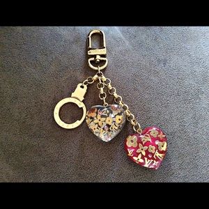 2 loves bag charm / key chain