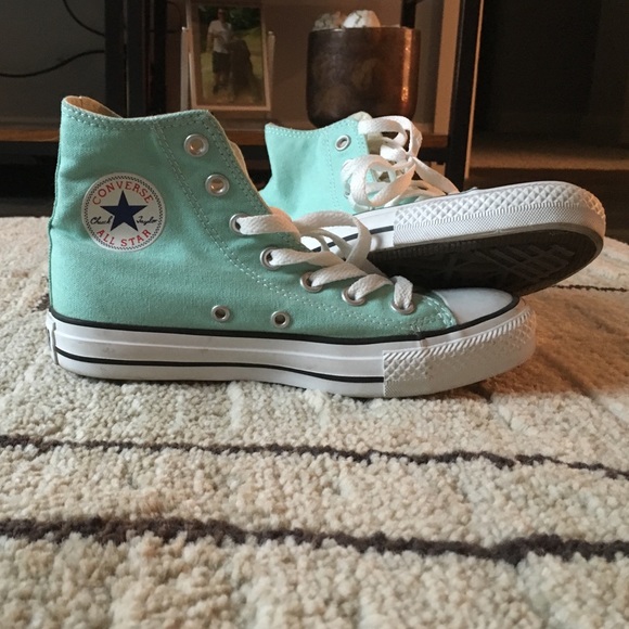 tiffany blue converse high tops