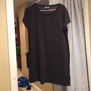 H&M dark gray t-shirt dress