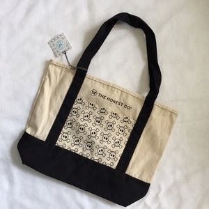 Skull Print Canvas Bag Tote