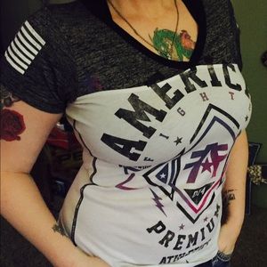 SOLD/American fighter t-shirt