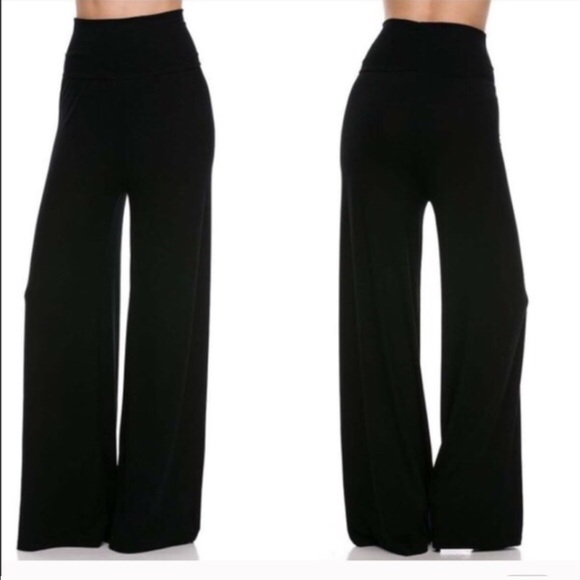 ✨LAST ONE ✨Black BEST  selling fold waist pants - Picture 3 of 3
