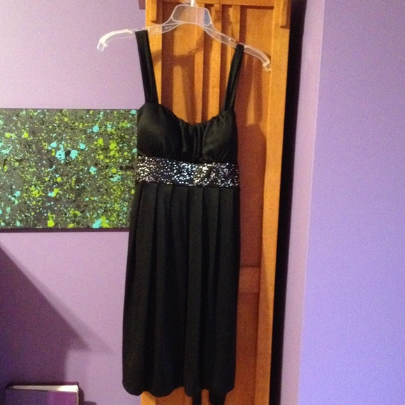 Black formal dress