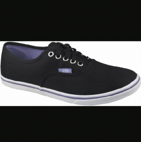 Black & Purple Vans