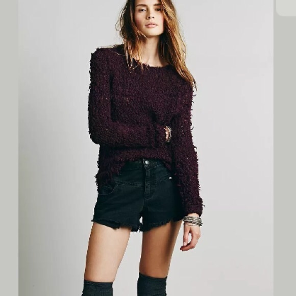 FREE PEOPLE - Pullover sweater dark green NWOT - Picture 4 of 4