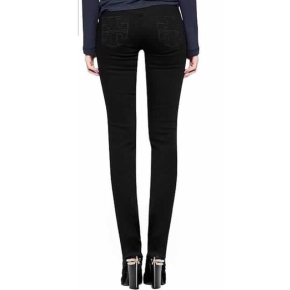Tory Burch Black Skinny Jeans