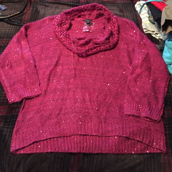 Pink sweater