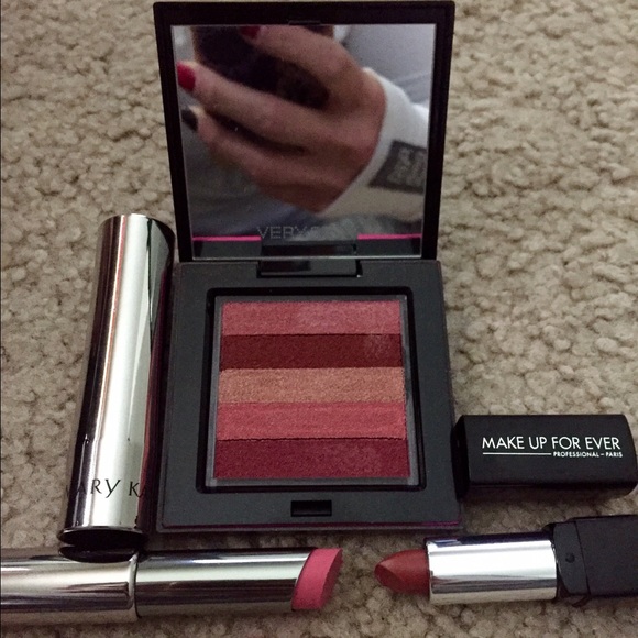 VS lip palette, Marykay & Make Up Forever lipstick
