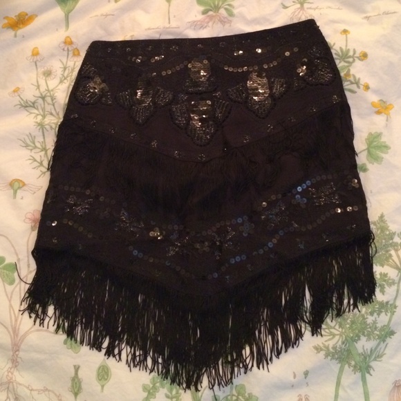 Juicy Couture Dresses & Skirts - 💅 Sold !!! Juicy Couture embroidered fringe skirt